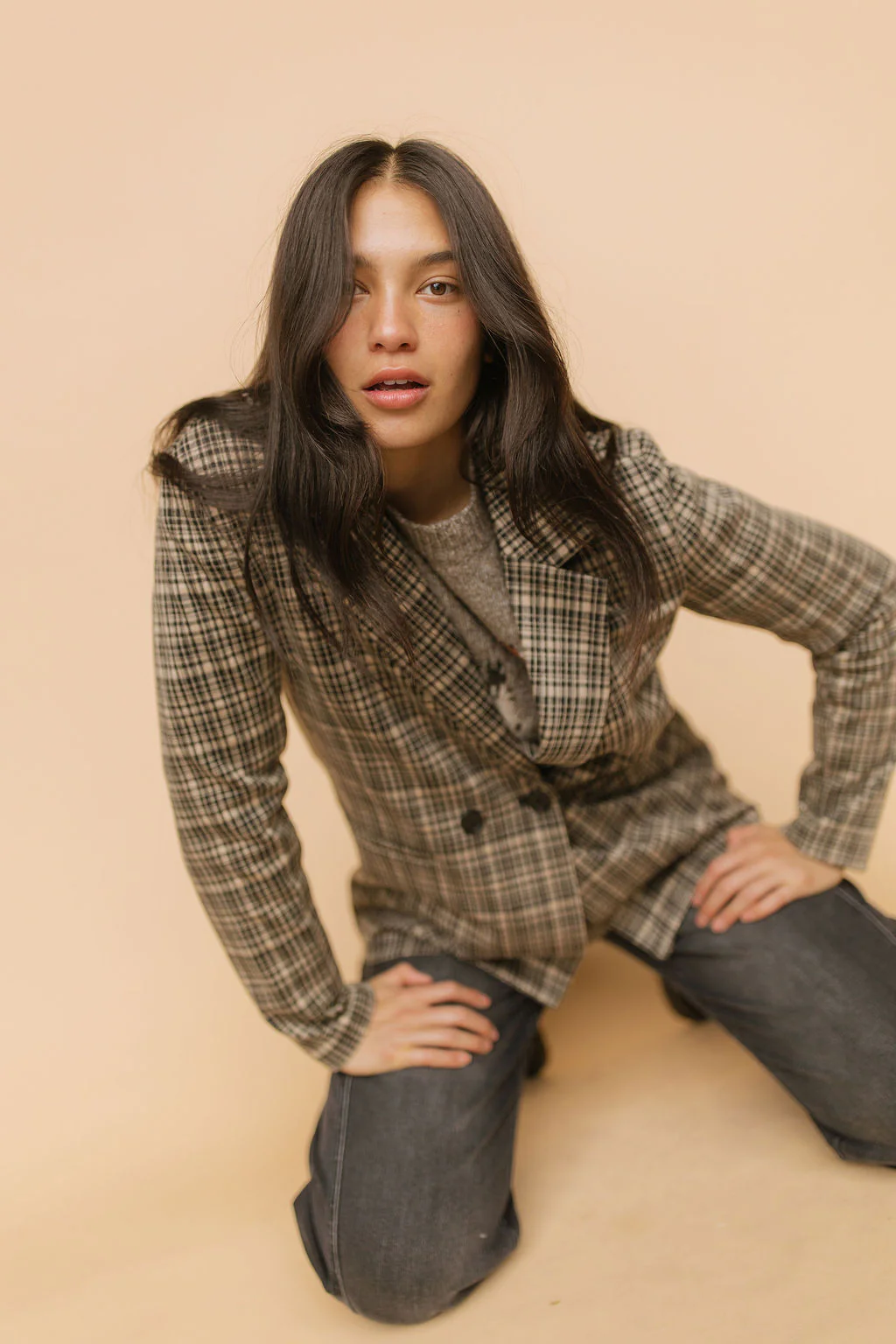 FINAL SALE - Winnie Wool Plaid Blazer - Image 8