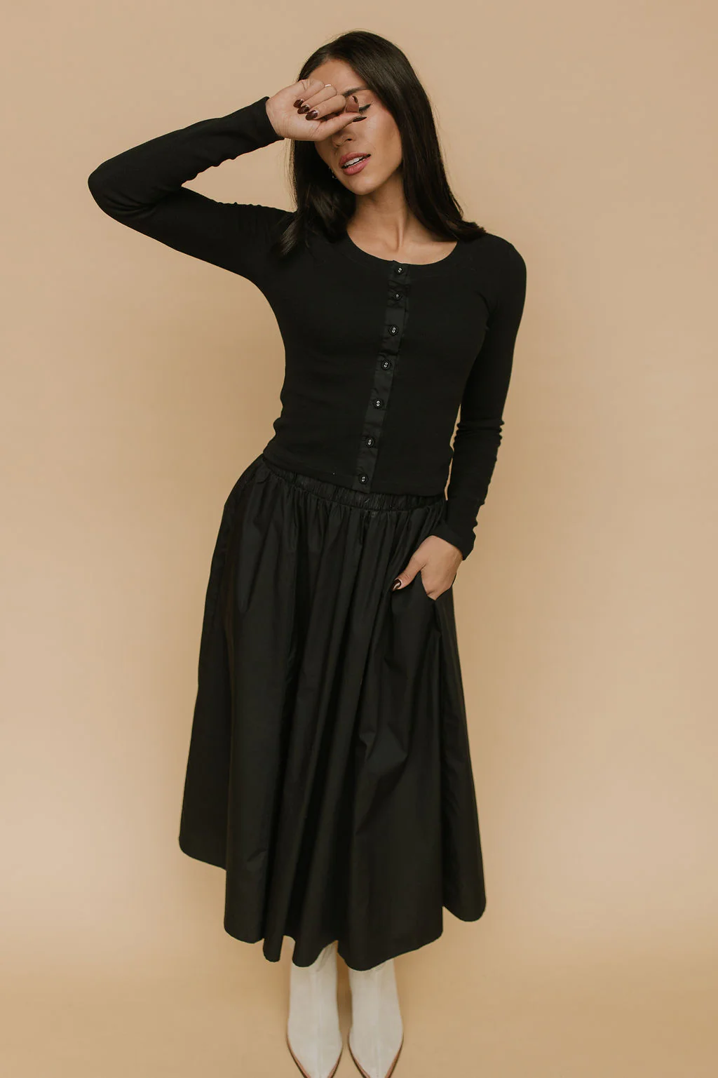 Wynn Poplin Skirt - Image 3